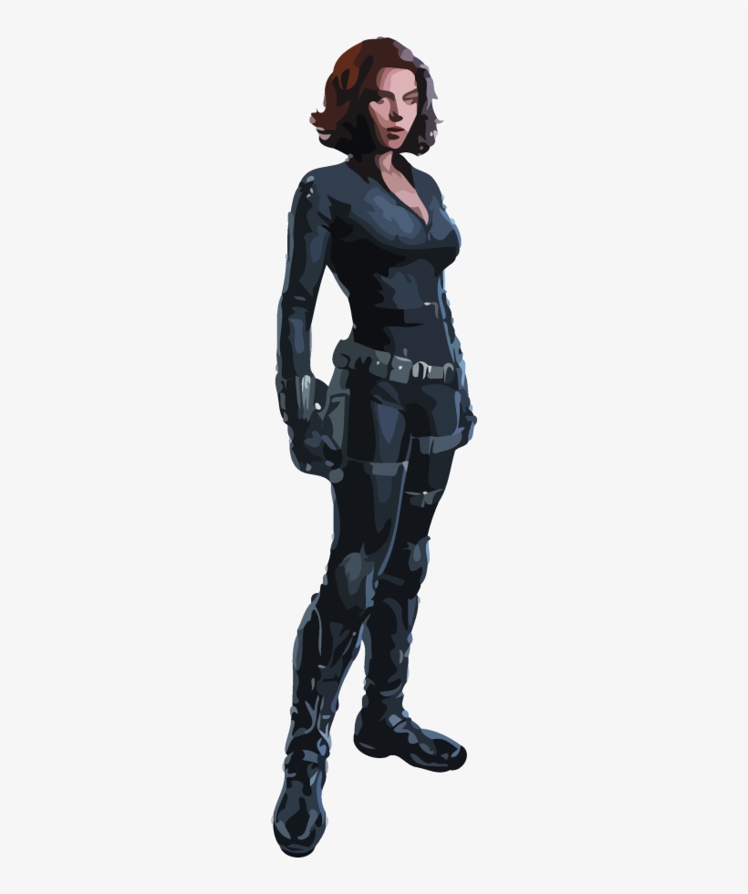 Black Widow Avengers Png - Scarlett Johansson Black Widow, transparent png