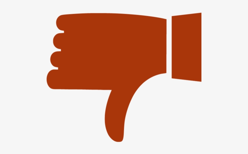 Thumbs Down Icon - Icon, transparent png