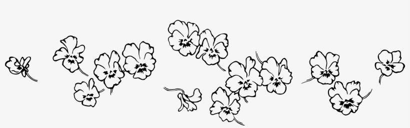 Big Image - Floral Line Divider Png, transparent png