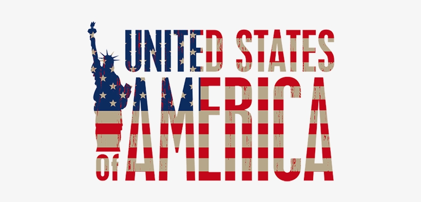 United States Of America - Usa Scritta Png, transparent png
