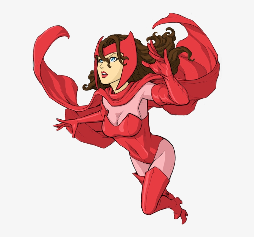 Marvel Comicu0027s Scarlet Wi - Marvel Scarlet Witch Cartoon, transparent png