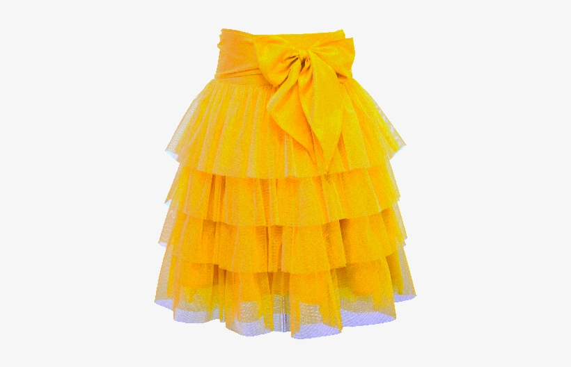 Tulle Party Skirt Sunflower- Final Sale - Girls Yellow Skirts, transparent png