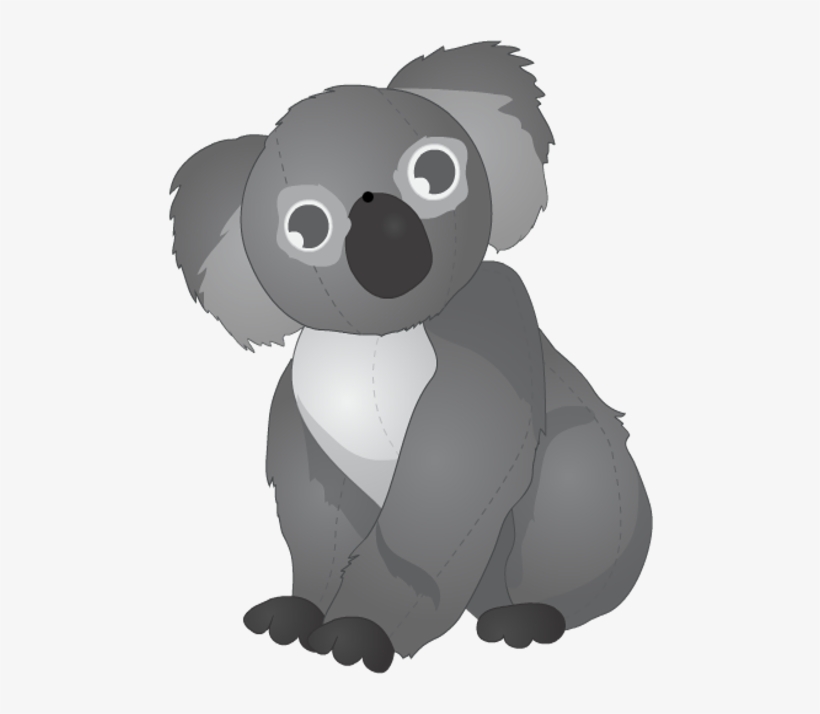 Pft1-koala - Clip Art Of Things That Are Grey, transparent png