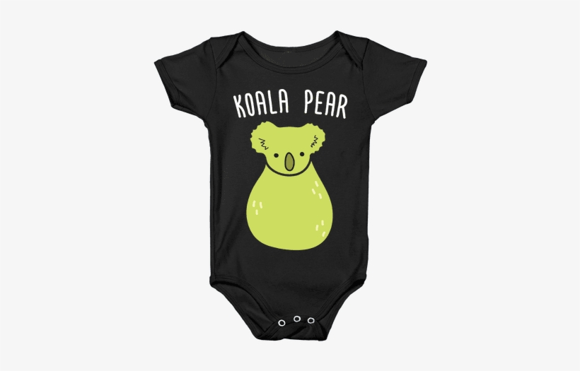 Koala Pear Baby Onesy - Crude Baby Onesies, transparent png