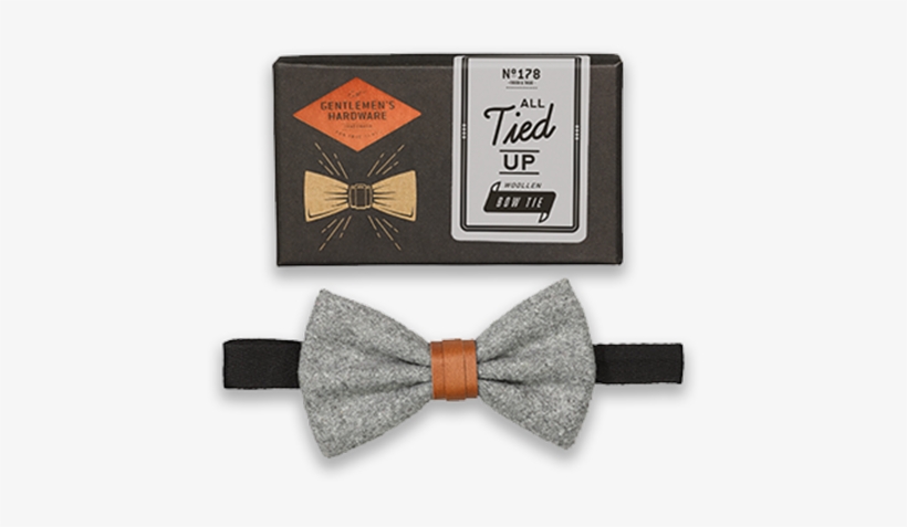 Bow Tie Gray - Gentlemen's Hardware Bow Tie, transparent png