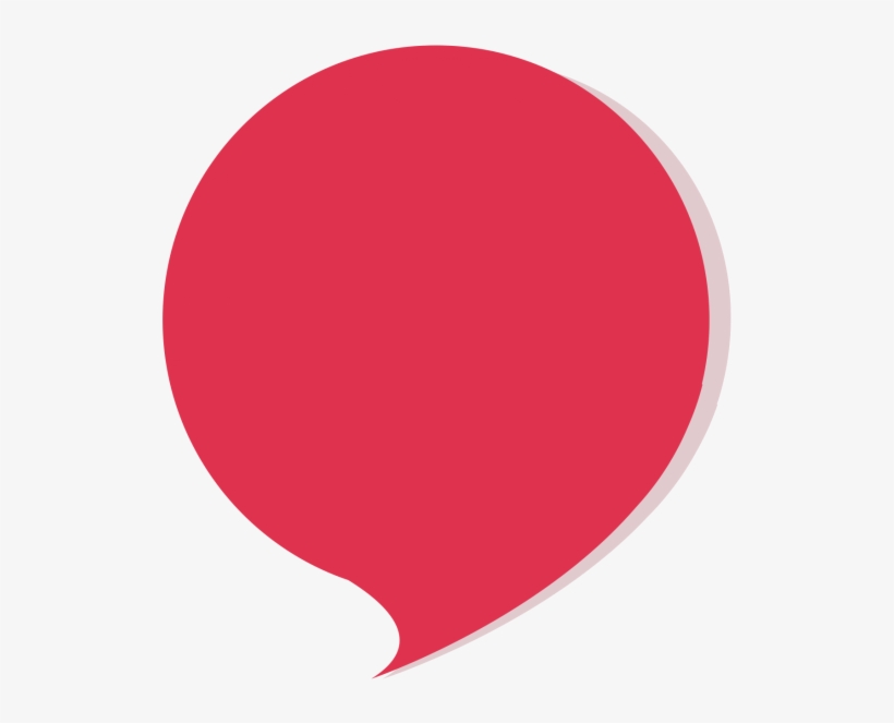 Speech Bubble - Circle, transparent png