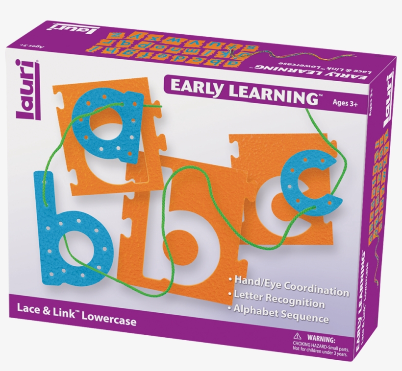 Lauri Logo - Lauri Toys Lace And Link Letters (uppercase), transparent png