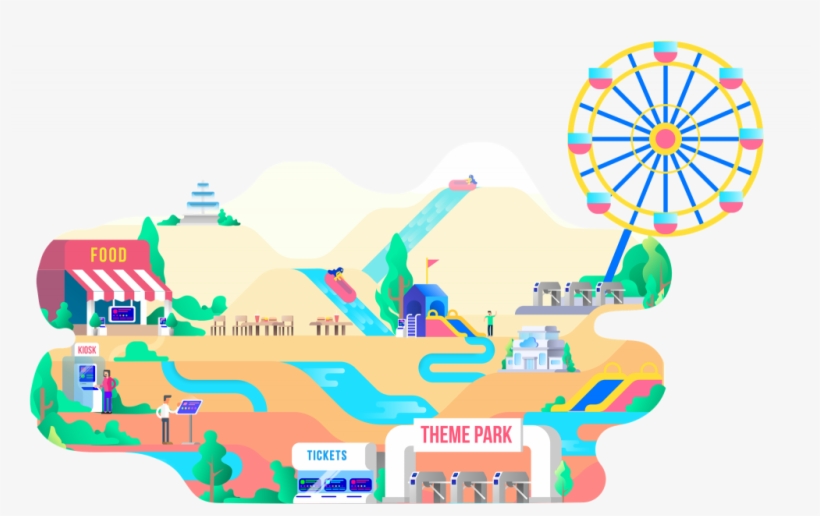 Solutions - Amusement Park, transparent png