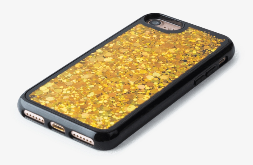 Dailyobjects Sunshine Gold Glitter Case For Iphone - Iphone, transparent png