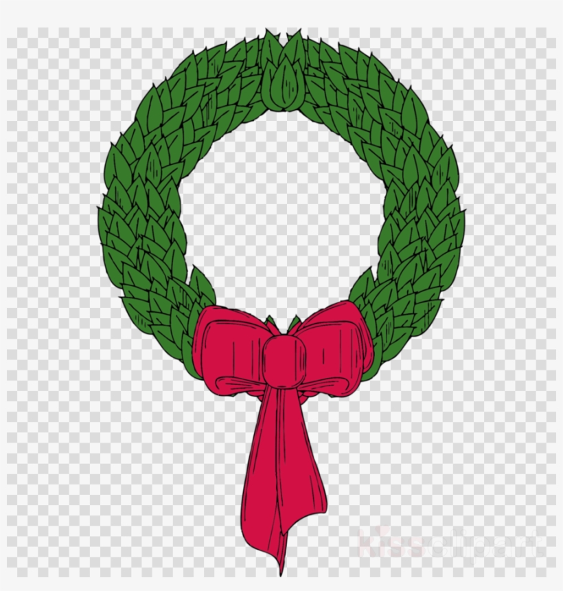 Christmas Wreath Clip Art Clipart Christmas Wreaths - Clip Art, transparent png