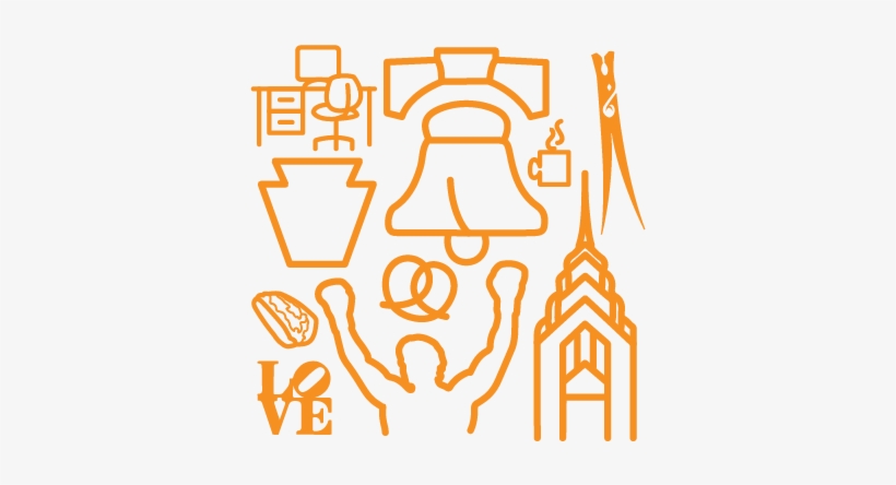 All Cic Icons Philly Square - Love Sculpture, transparent png