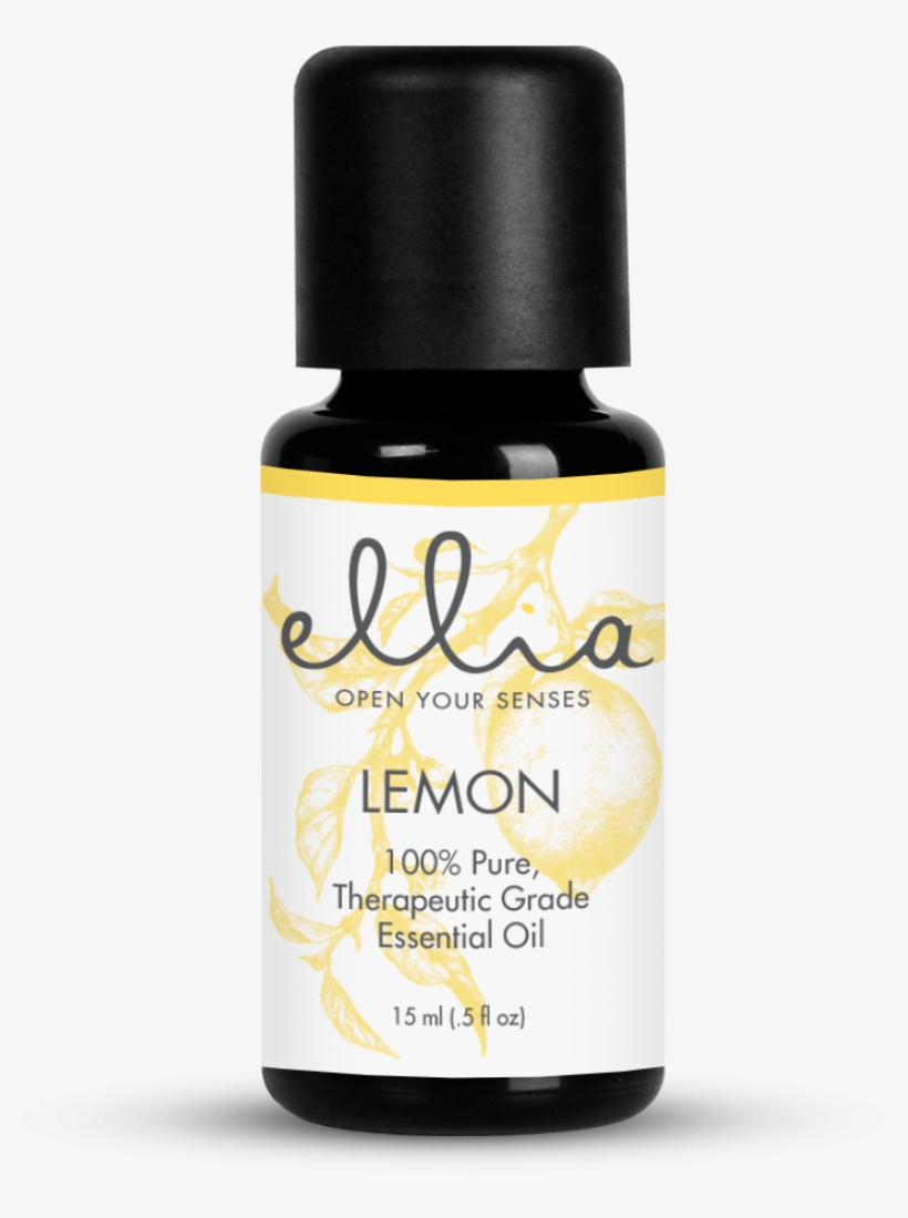 Ellia Lemon Essential Oil 15ml Bottle - Ellia Essential Oils, transparent png