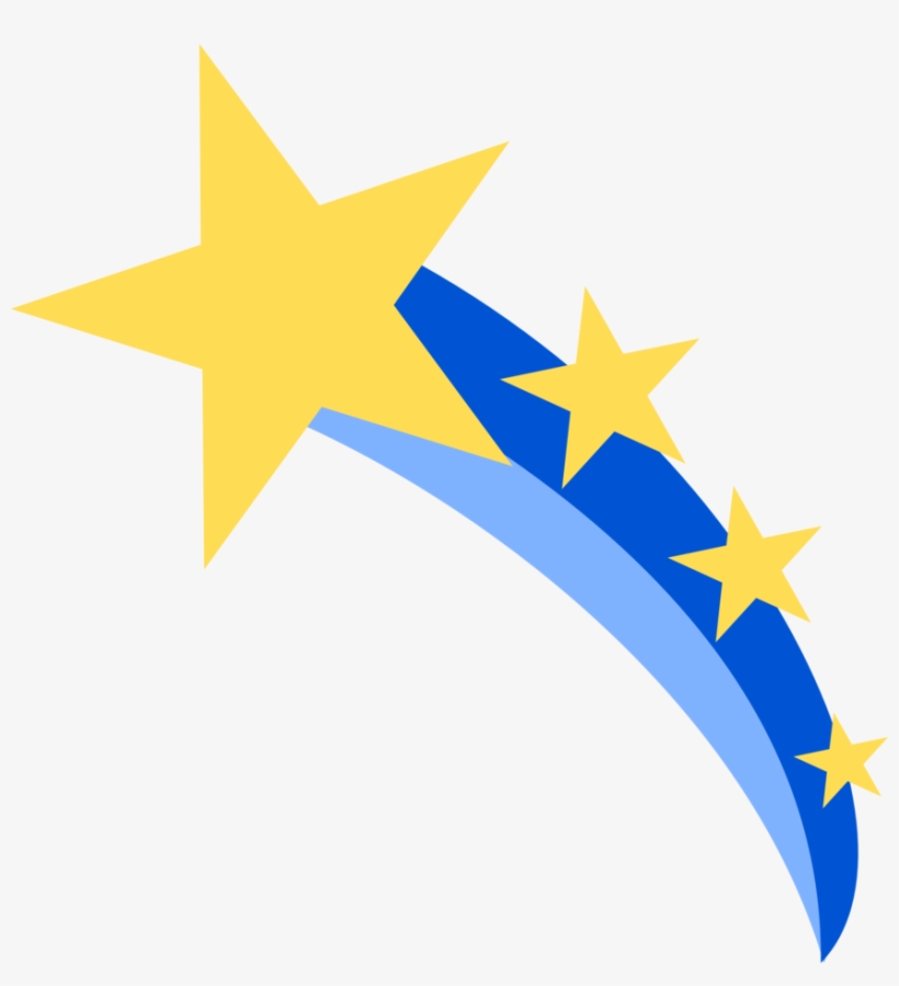 Shooting Star Vector Png - Mlp Shooting Star Cutie Mark, transparent png