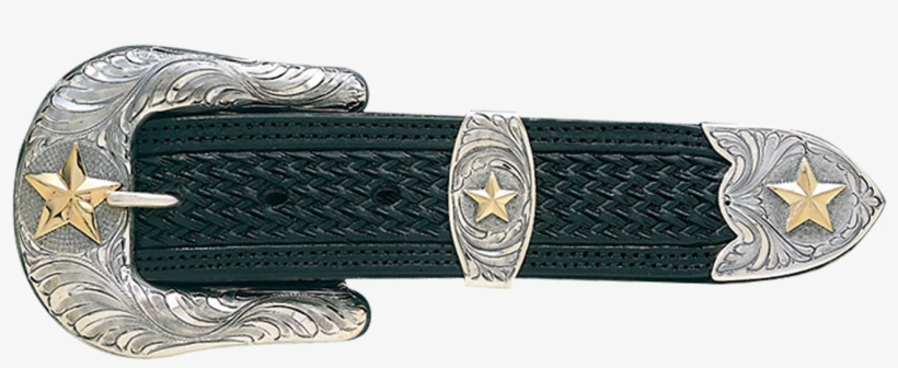The Pecos Gold Star 1 1/2" Buckle Set - Vogt Silversmiths Men's Pecos Gold Western Belt Buckle, transparent png