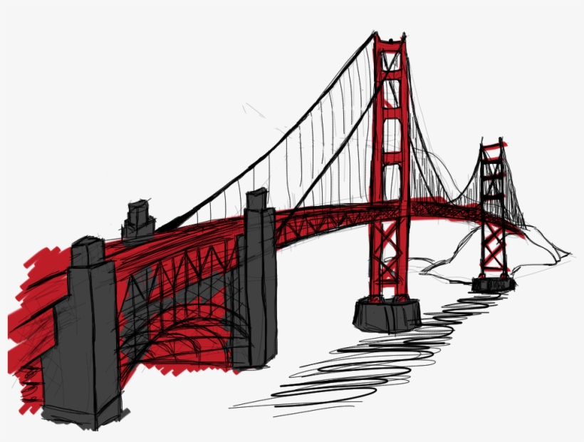 Golden Gate Bridge Png, transparent png