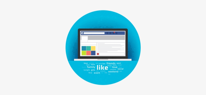 Tale Of Facebook Laptop Like - Graphic Design, transparent png