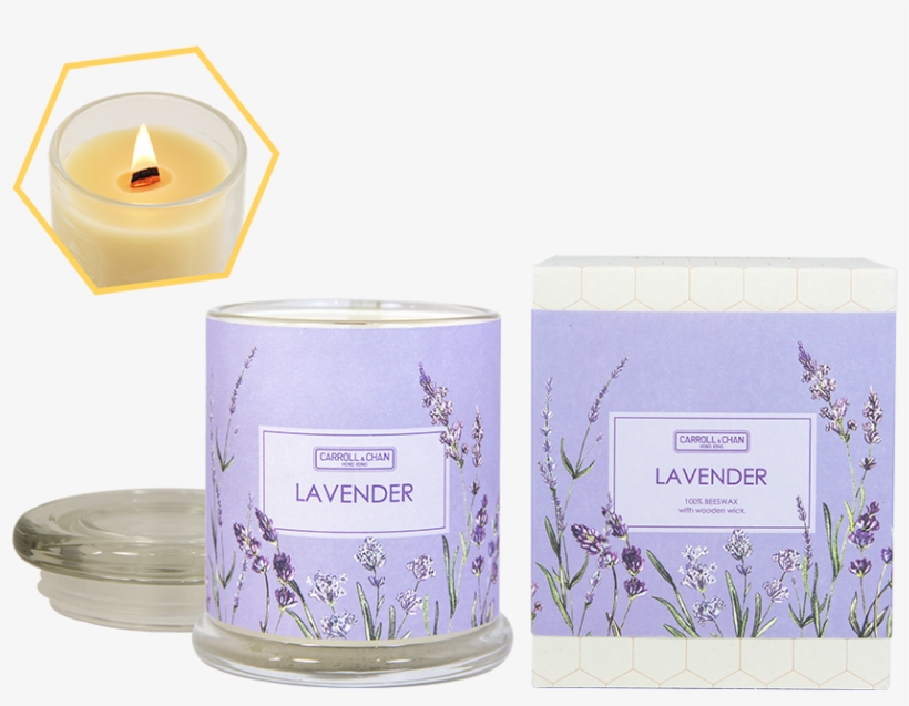 Lavender Jar Candle - Candle, transparent png
