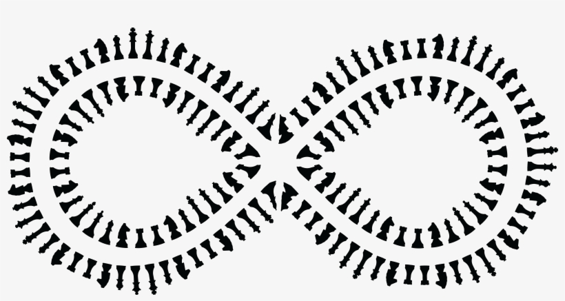 1081 Free Clipart Of An Infinity Symbol Of Chess Pieces - Infinity Chess, transparent png