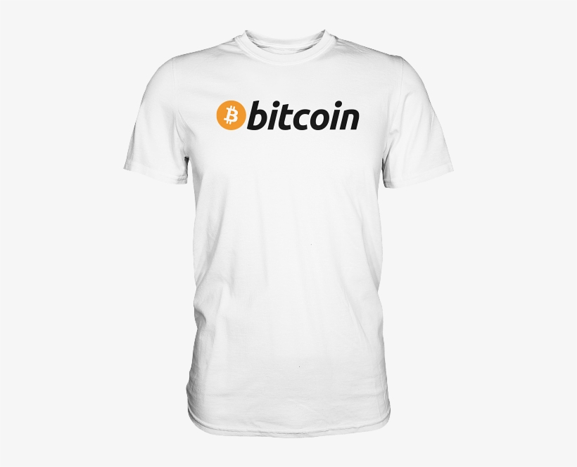 Bitcoin Logo Dark T-shirt White - Adidas Entrada 18 Jersey, transparent png