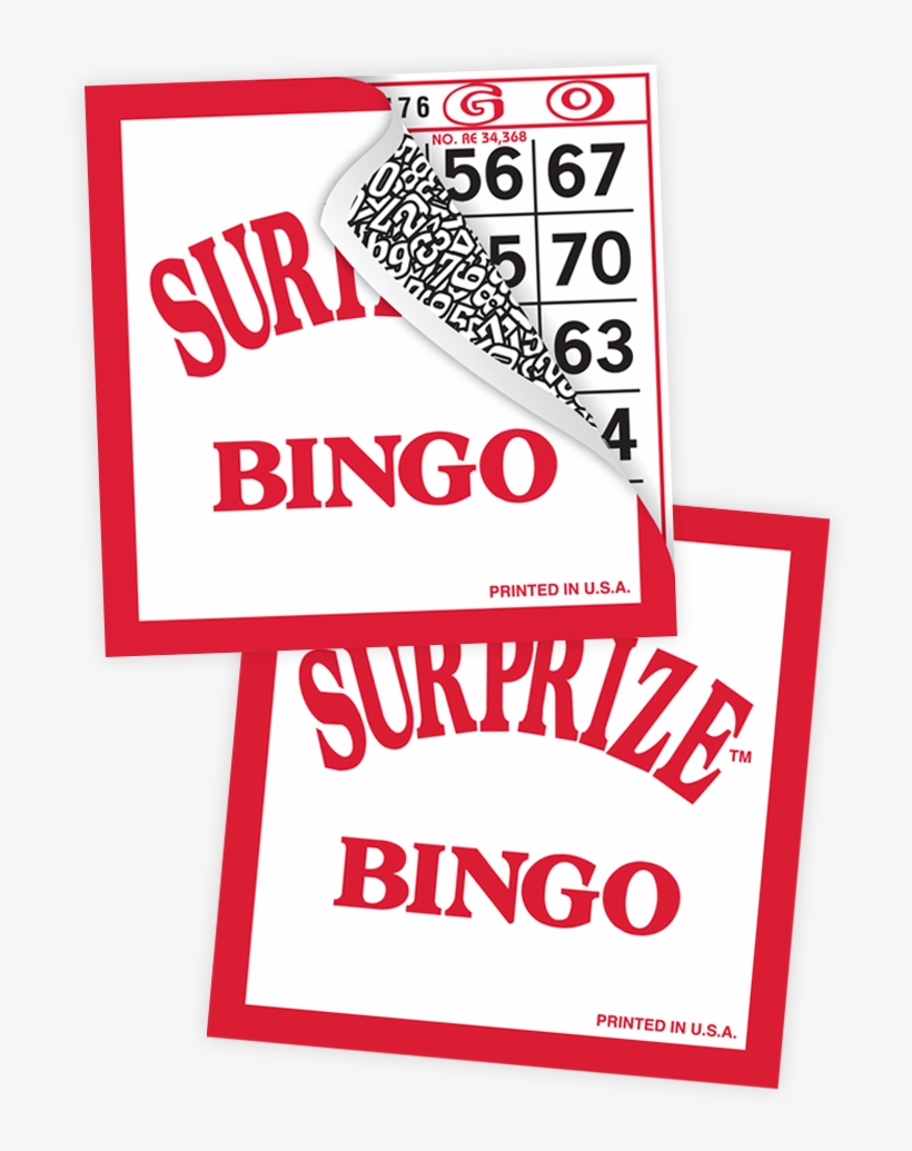 Surprize Bingo Tear-opens - Paper, transparent png