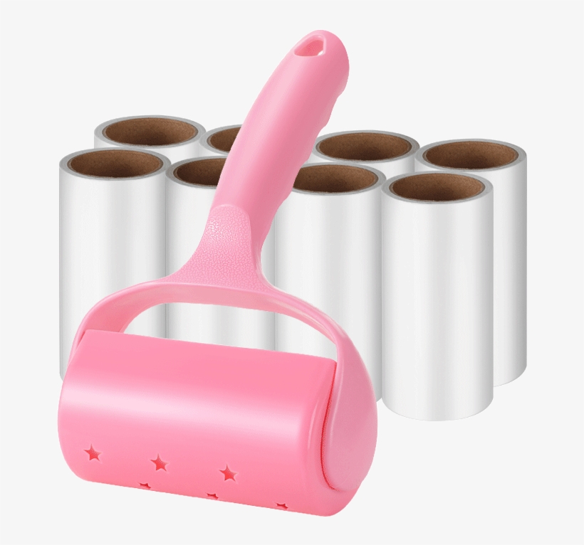 Qiaofeng Sticky Hair Clothes Sticky Roller Dusting - Hair, transparent png