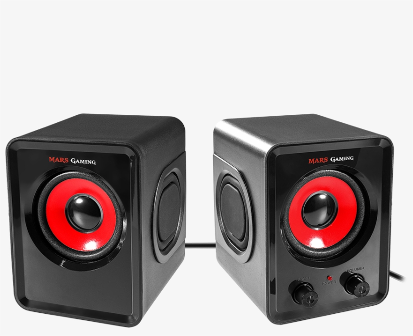 Ms3 Gaming Speakers - Mars Gaming Ms3 15w Negro Altavoz, transparent png