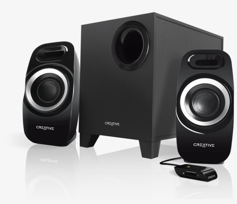 1 Speaker System - Creative Inspire T3300, transparent png