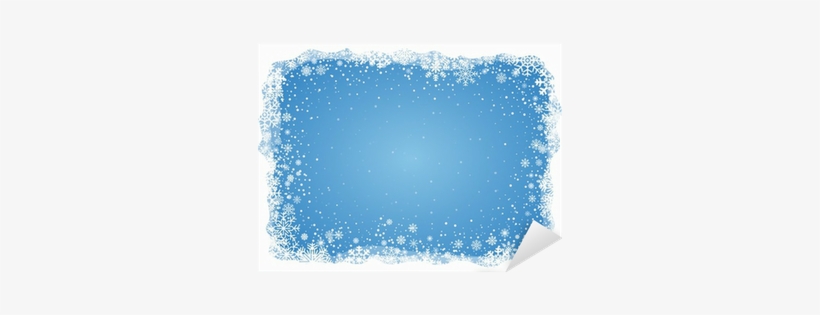 Vector Frosty Snowflakes Background Sticker • Pixers® - Frosty Snowflake, transparent png