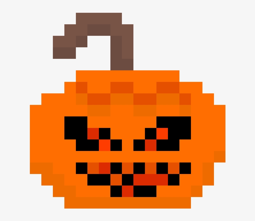 Jack O Lantern - Pixel Jack O Lantern, transparent png