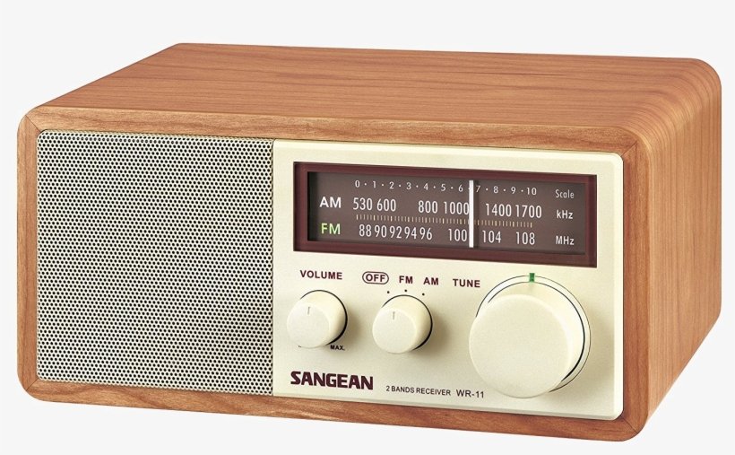 Vintage Radio Png Image - Sangean Wr 11 Am Fm Table Top Radio, transparent png