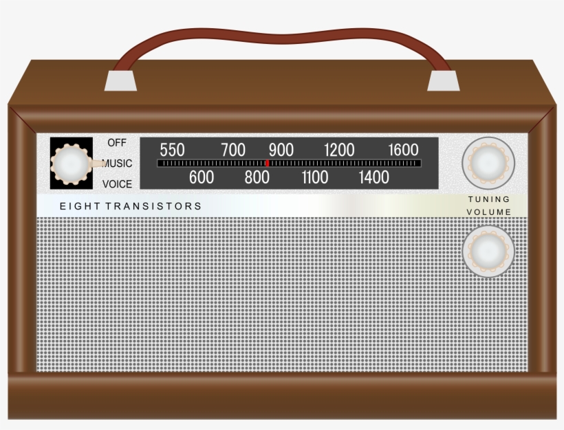 Old Radio Clip Art, transparent png