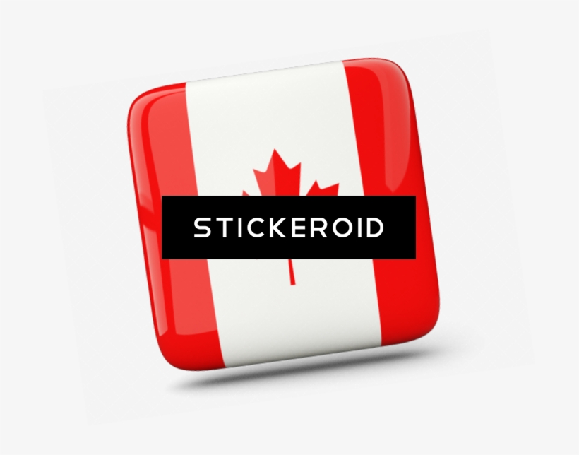 Canada Flag - Label, transparent png