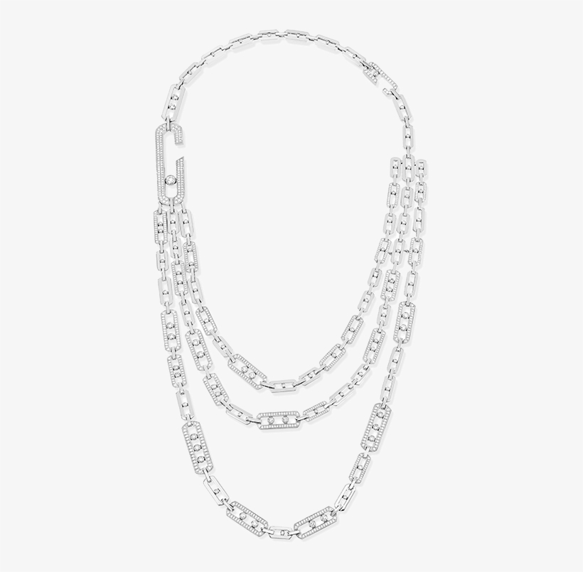 Move High Jewelry Addiction 3 Rows Necklace - Jewelry Addiction, transparent png