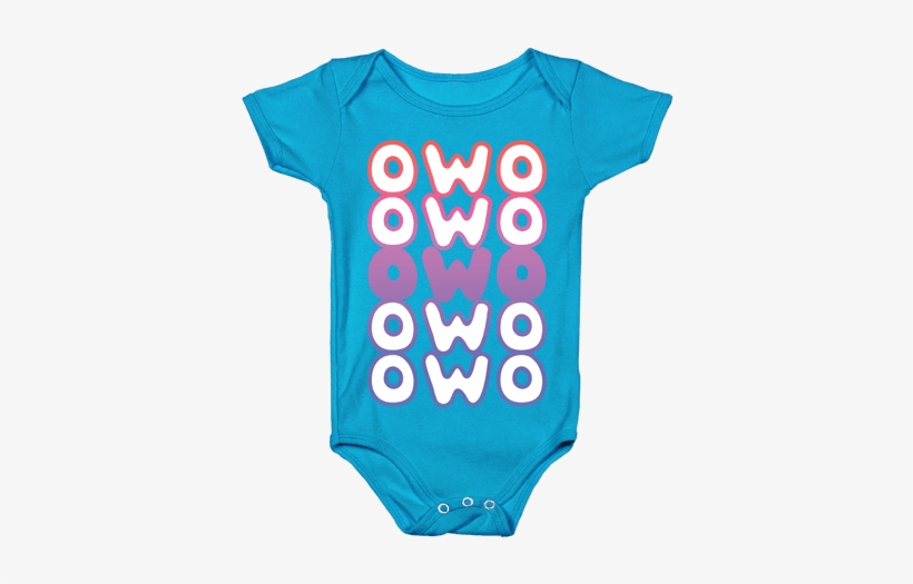 Owo Anime Emoticon Face Baby Onesy - Dont Fucking Swear Around The Baby Onesie, transparent png