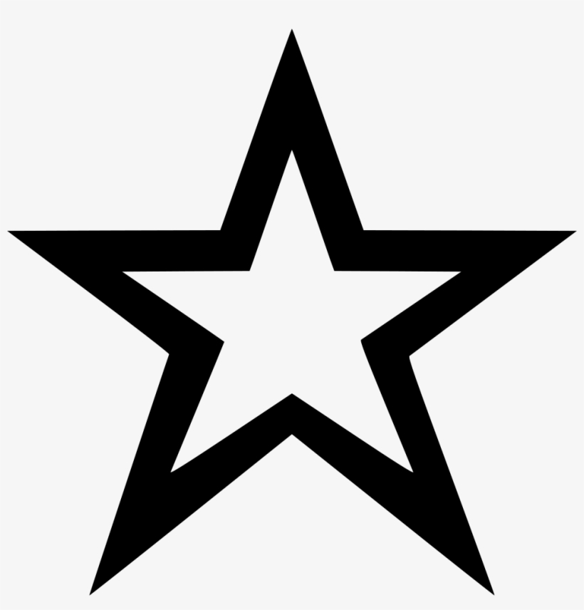 Star Outline Comments - Empty Star, transparent png
