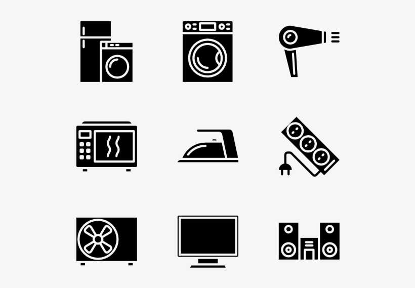 Household Appliances - Airport Icons, transparent png