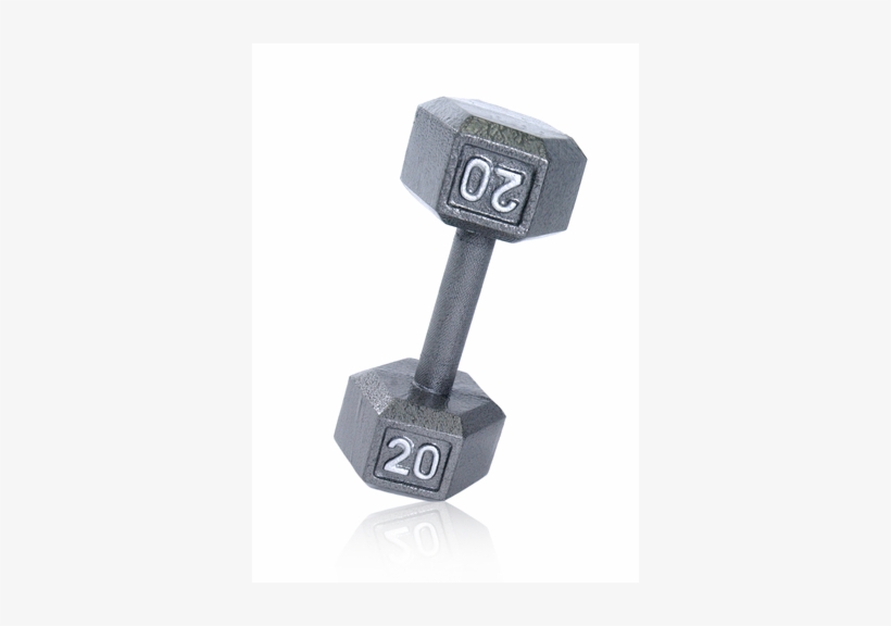 Cap Barbell 20lb Cast Iron Hex Dumbbell - Walmart Dumbbell, transparent png