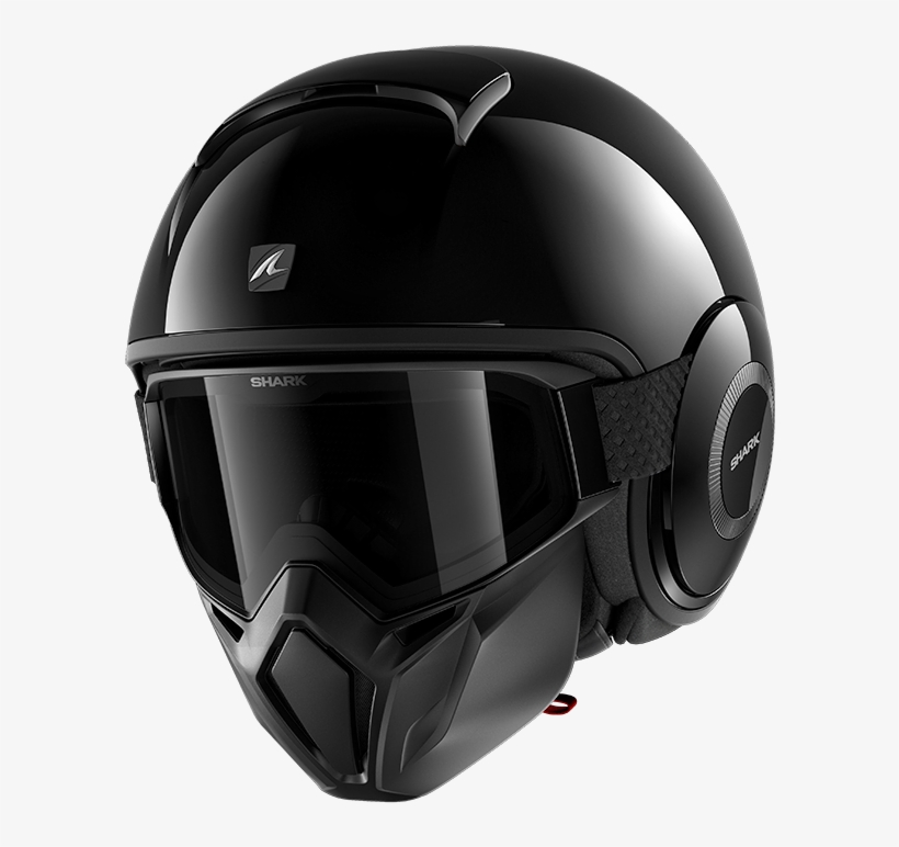 Shark Drak Helmet Blank Xs Black Gloss Unisex Motorcycle, transparent png