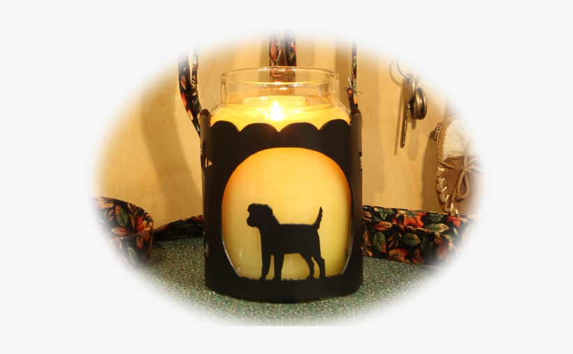 Border Terrier Dog Breed Jar Candle Holder - Airedale Terrier, transparent png