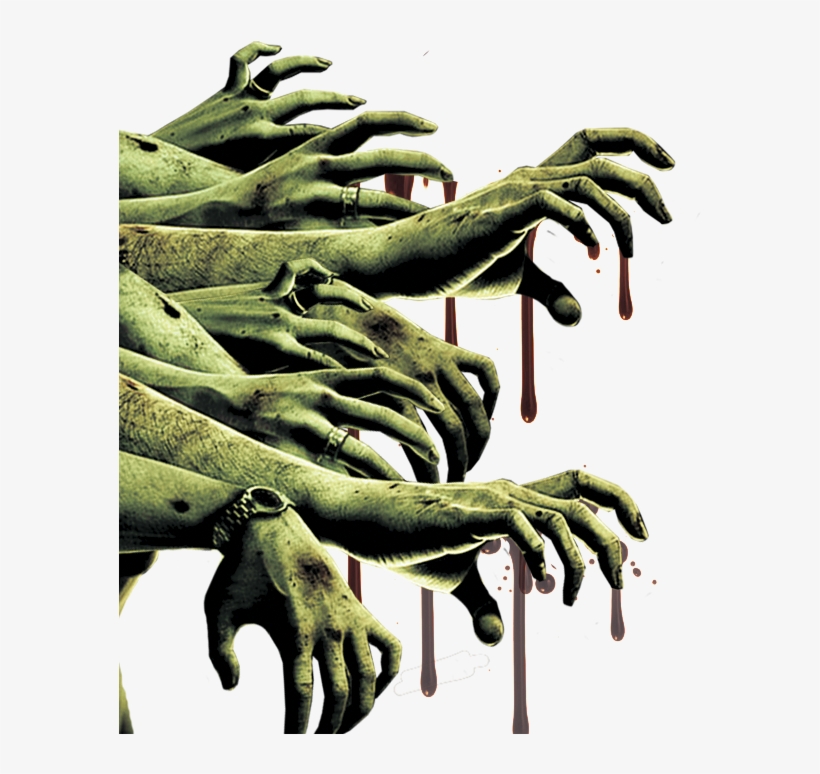 Play Trailer - Zombie Arms Png, transparent png