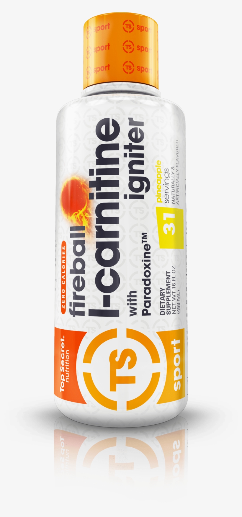 Top Secret Nutrition Fireball L-carnitine Igniter - Top Secret L Carnitine, transparent png