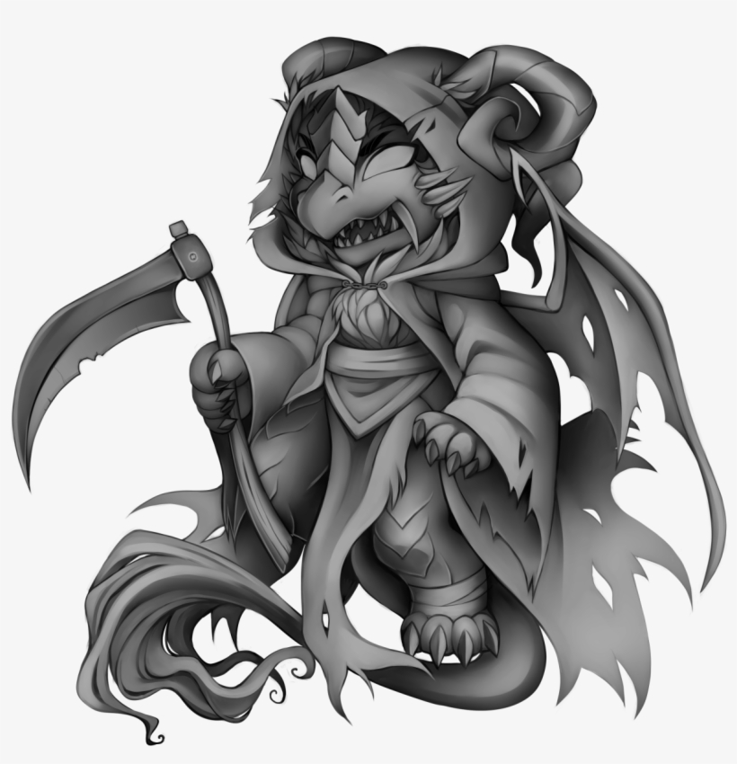 Furvilla Dragonsmaw Manor Reaper Dragon - Dragon Reaper, transparent png