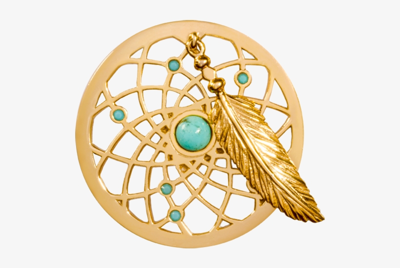 Nikki Lissoni C1402gm Turquoise Dreamcatcher Dangle - Thomas Sabo Dream Catcher, transparent png