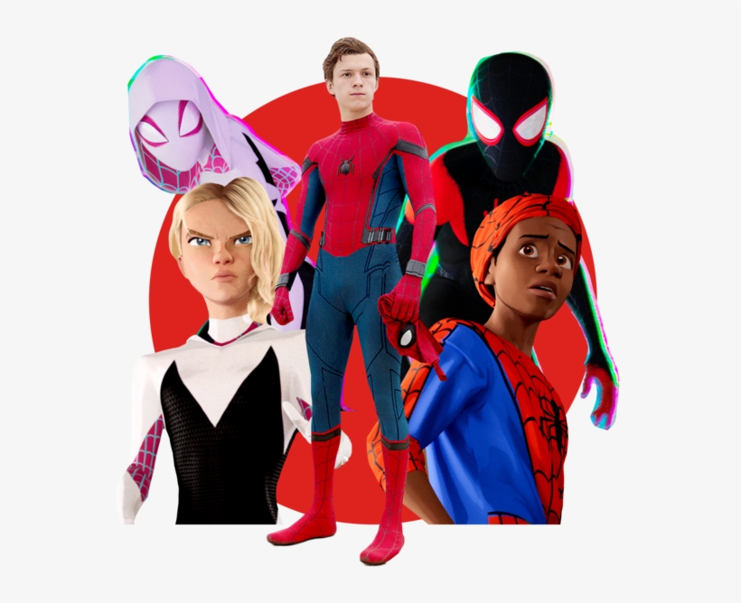 Clockwise From Left, Hailee Steinfeld As Spider Gwen, - Spider-man, transparent png