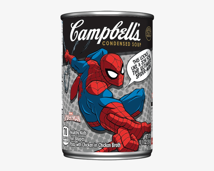 Marvel's Spider Man Classic Spider Man Series Campbell - Campbell's Cream Of Tomato Condensed Soup 295g, transparent png