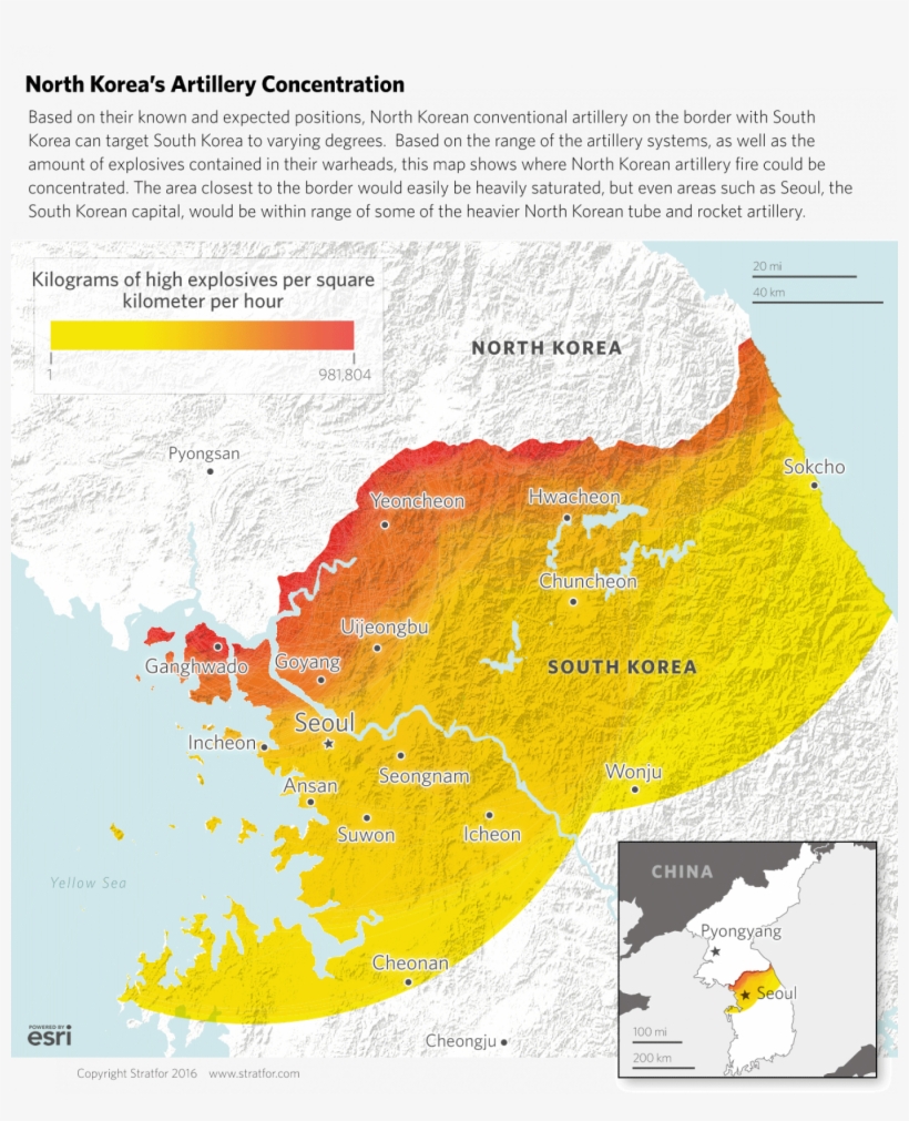 North Korea's Artillery Concentration - North Korea Artillery Seoul, transparent png