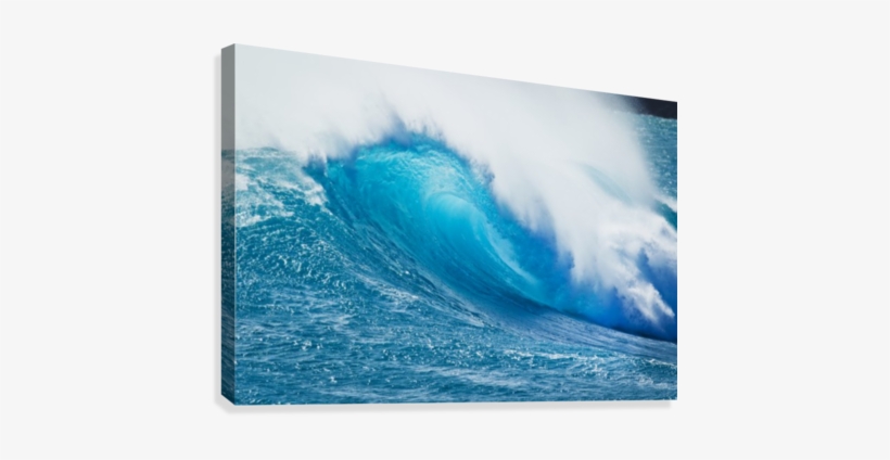 Beautiful Blue Ocean Wave Canvas Print - Posterazzi Beautiful Blue Ocean Wave Posterprint 17.00, transparent png