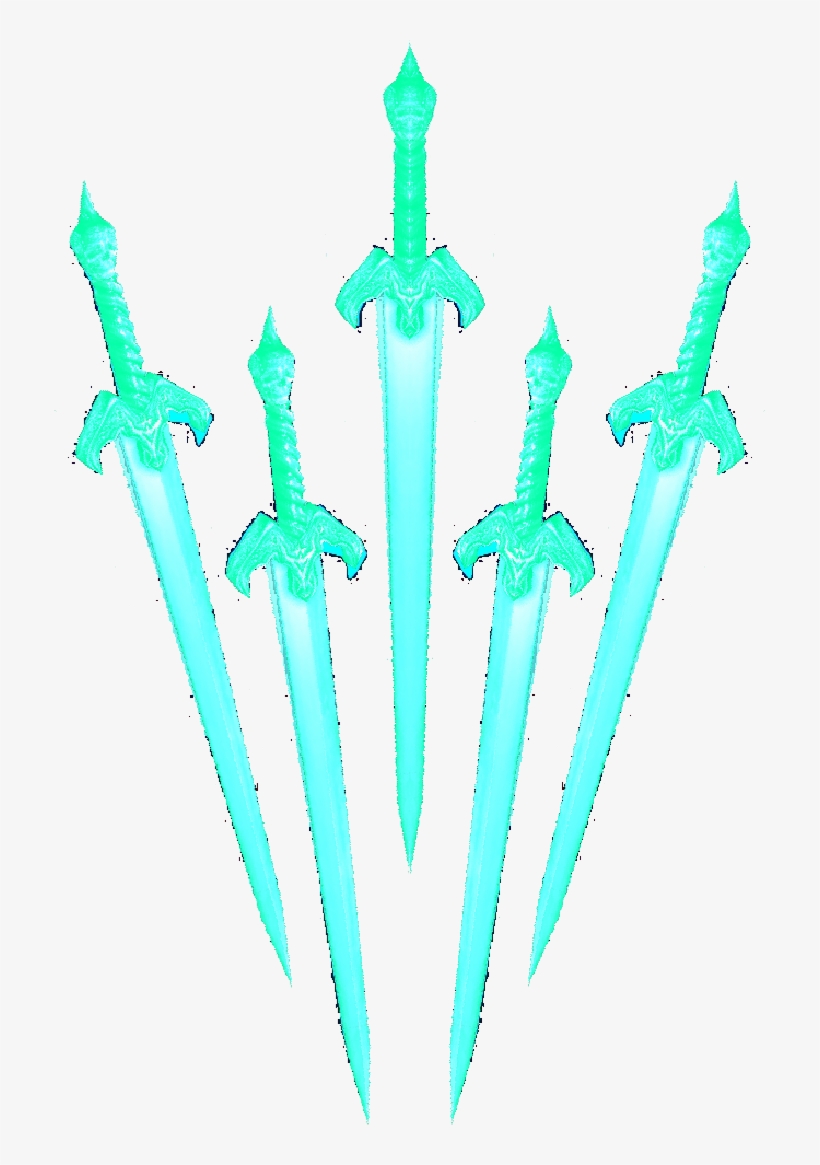 I Made Vergil's Summoned Swords Png From Dmc3 - 6750 Anvil Adult Triblend T-shirt, transparent png