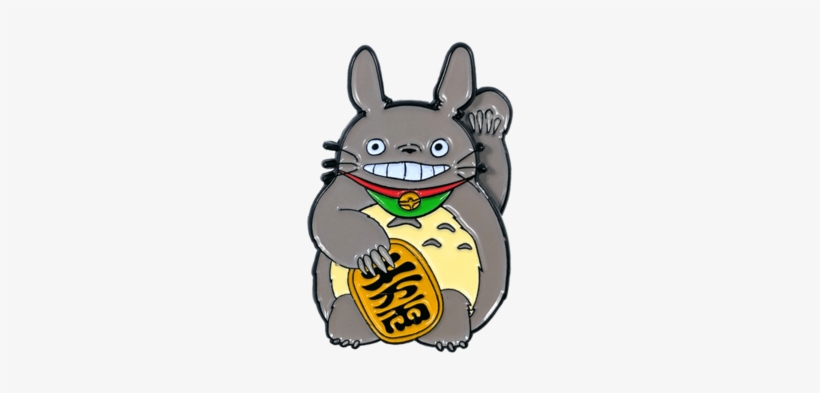 Lucky Totoro Pin, Pin, Peabe, Peabe - My Neighbor Totoro, transparent png