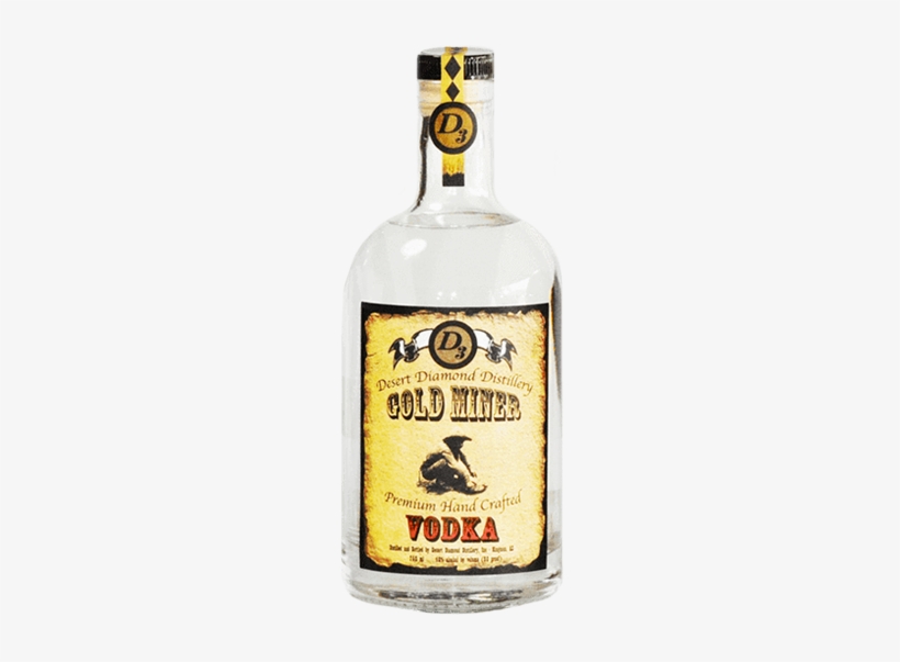 Gold Miner Vodka - Vodka, transparent png